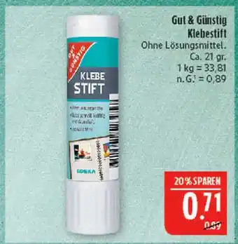 Marktkauf Gut & günstig klebestift Angebot