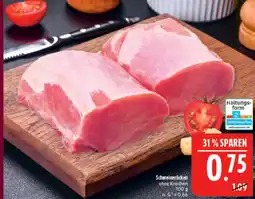 Marktkauf Schweinerücken ohne knochen Angebot