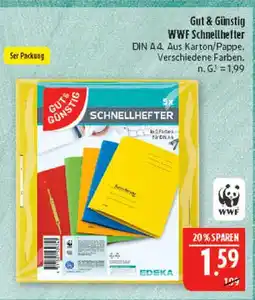 Marktkauf Gut & günstig wwf schnellhefter Angebot