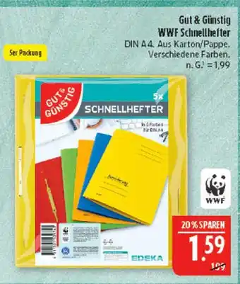 Marktkauf Gut & günstig wwf schnellhefter Angebot