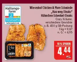 Marktkauf Wiesenhof hau weg-steaks hähnchen-schenkel-steaks Angebot