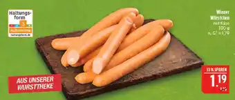 Marktkauf Wiener würstchen mit käse Angebot