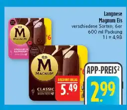 Marktkauf Langnese magnum eis classic Angebot