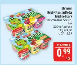Marktkauf Ehrmann robby monsterbacke früchte-quark Angebot