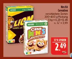 Marktkauf Nestlé lion cerealien Angebot