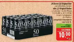 Marktkauf 5,0 original bier Angebot