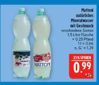 Marktkauf Mattoni natürliches mineralwasser mit geschmack Angebot