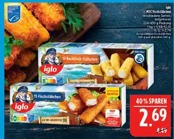 Marktkauf Iglo msc fischstäbchen Angebot