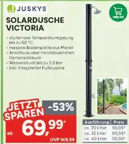 Marktkauf Juskys solardusche victoria Angebot
