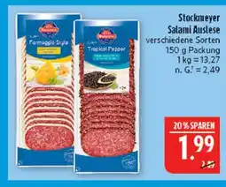 Marktkauf Stockmeyer formaggio style salami Angebot