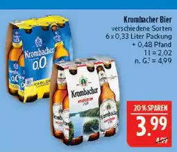 Marktkauf Krombacher krombacher bier Angebot