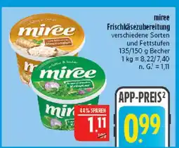 Marktkauf Miree frischkäsezubereitung Angebot