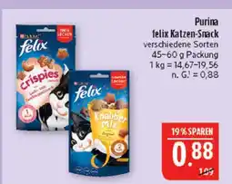 Marktkauf Purina felix crispies katzen-snack Angebot