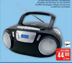 Marktkauf Boombox mit radio „scd5800sw Angebot