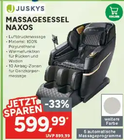 Marktkauf Juskys massagesessel naxos Angebot