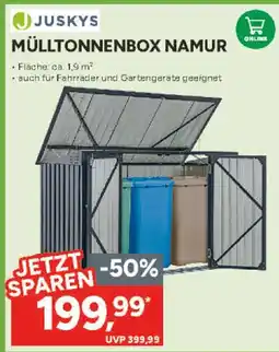Marktkauf Juskys mülltonnenbox namur Angebot