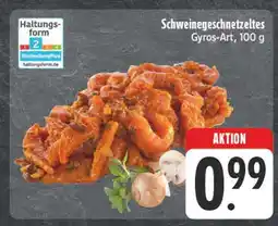 Edeka Schweinegeschnetzeltes gyros-art Angebot