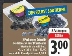 Edeka Driscoll's heidelbeeren Angebot