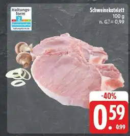 Edeka Schweinekotelett Angebot