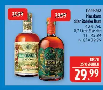 Marktkauf Don papa baroko rum Angebot