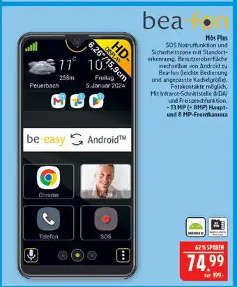 Marktkauf Bea-fon m6s plus Angebot
