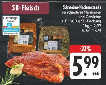 Edeka Schweine-nackensteaks Angebot