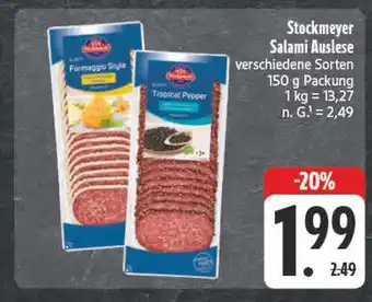 Edeka Stockmeyer salami auslese formaggio style Angebot