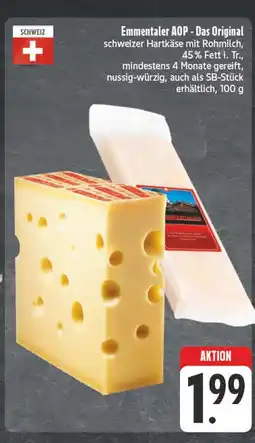 Edeka Emmentaler aop - das original Angebot