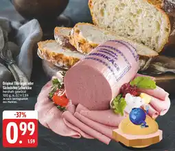 Edeka Original thüringer leberkäse Angebot