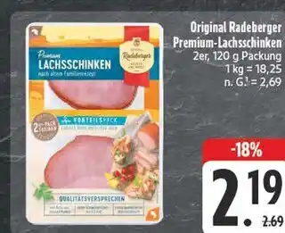 Edeka Radeberger original radeberger premium-lachsschinken Angebot