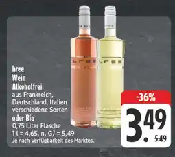 Edeka Bree wein alkoholfrei Angebot