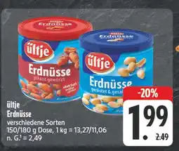 Edeka Ültje erdnüsse pikant gewürzt Angebot
