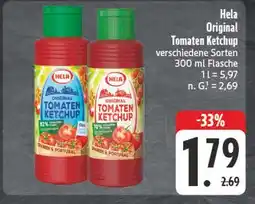 Edeka Hela original tomaten ketchup Angebot