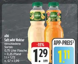Edeka Albi saft oder nektar banane Angebot