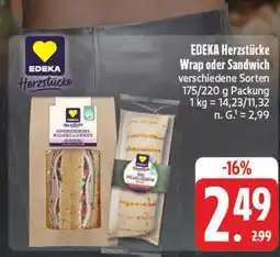 Edeka Edeka herzstücke wrap Angebot