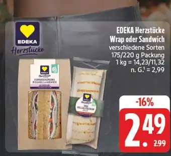 Edeka Edeka herzstücke wrap Angebot