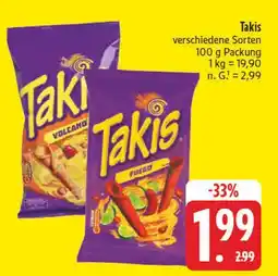 Edeka Takis volcano Angebot