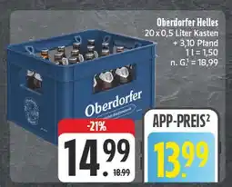 Edeka Oberdorfer oberdorfer helles Angebot