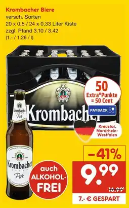 Netto Marken-Discount Krombacher krombacher biere Angebot