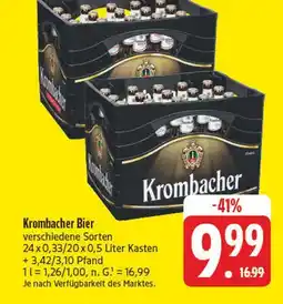 Edeka Krombacher krombacher bier Angebot