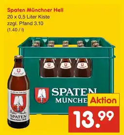 Netto Marken-Discount Spaten spaten münchner hell Angebot