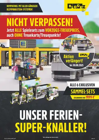 Edeka Blockz sammel-sets Angebot