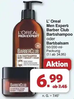 Famila Nord West L'Oreal Men Expert Barber Club Bartshampoo oder Bartbalsam Angebot
