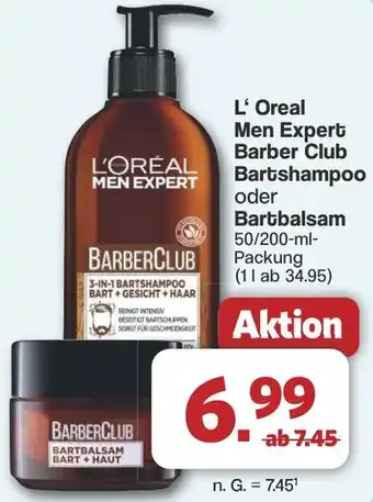Famila Nord West L'Oreal Men Expert Barber Club Bartshampoo oder Bartbalsam Angebot
