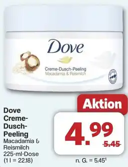 Famila Nord West Dove Creme Dusch Peeling Angebot