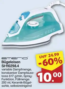 Famila Nord West Emerio Bügeleisen SI-110298.4 Angebot