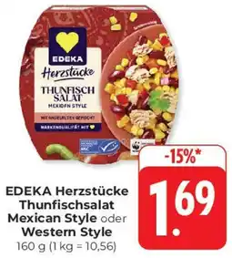 Hieber's Frische Center EDEKA Herzstücke Thunfischsalat Mexican Style oder Western Style Angebot