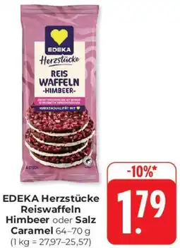 Hieber's Frische Center EDEKA Herzstücke Reiswaffeln Himbeer oder Salz Caramel Angebot
