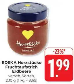 Hieber's Frische Center EDEKA Herzstücke Fruchtaufstrich Erdbeere Angebot