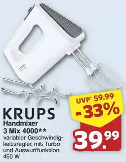 Famila Nord West KRUPS Handmixer 3 Mix 4000 Angebot